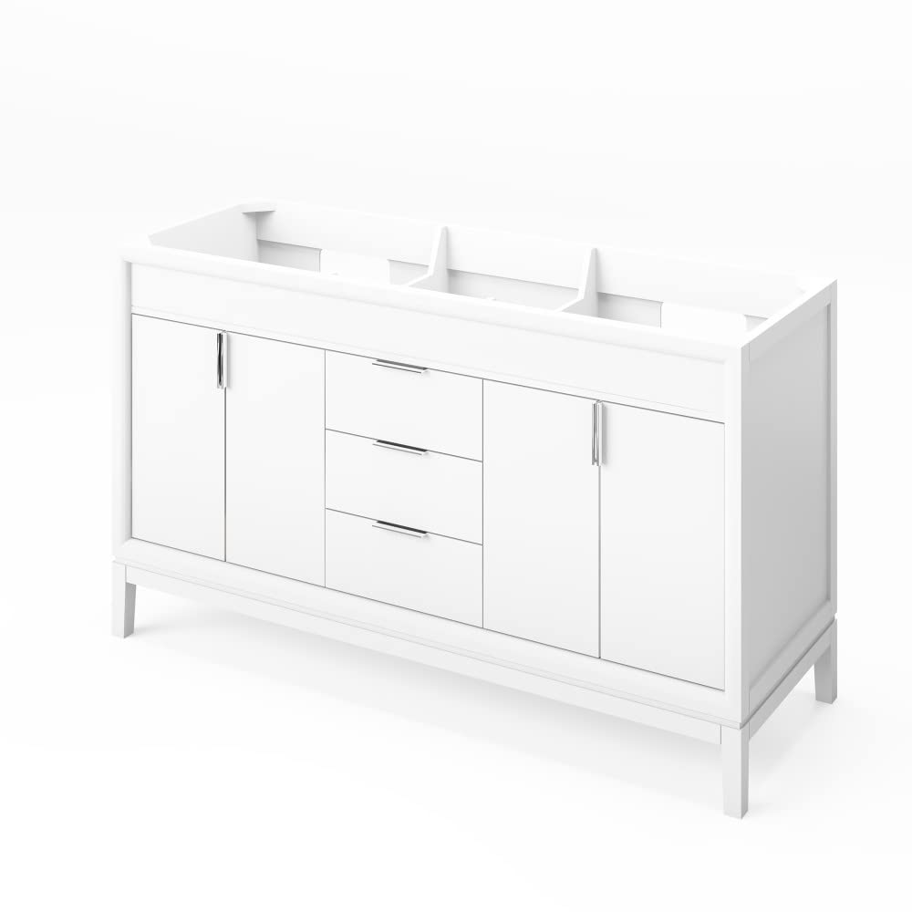 60" Grey Double Vanity