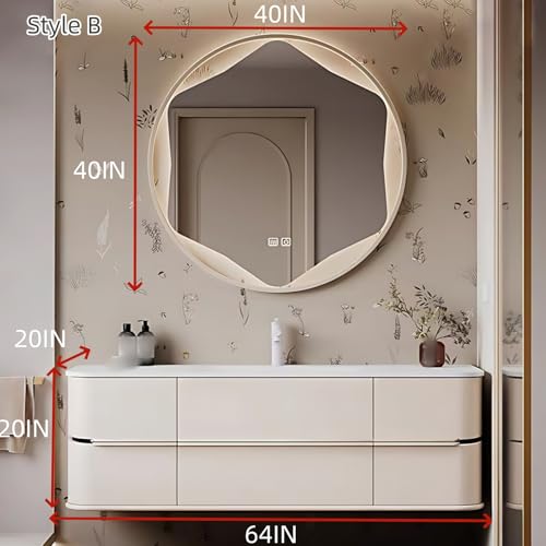 58" White Bathroom Cabinet