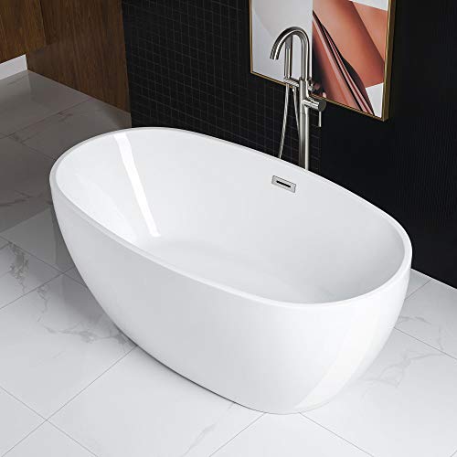 59" WOODBRIDGE Tub - White