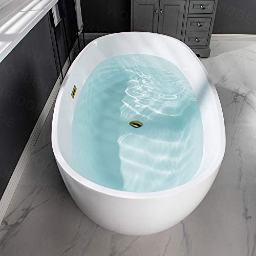 59" WOODBRIDGE Tub - White