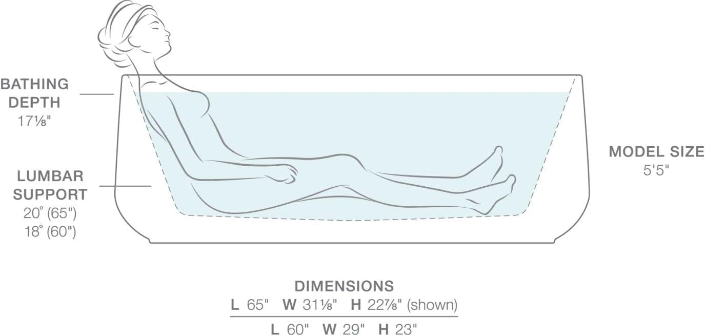 Kohler 8336-0 Ceric Bath, White