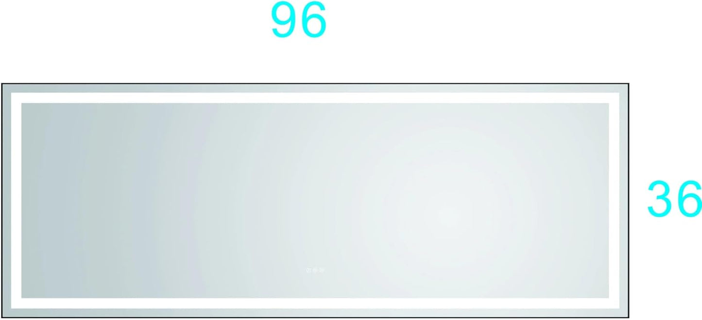 96x36 LED Mirror – Touch Control