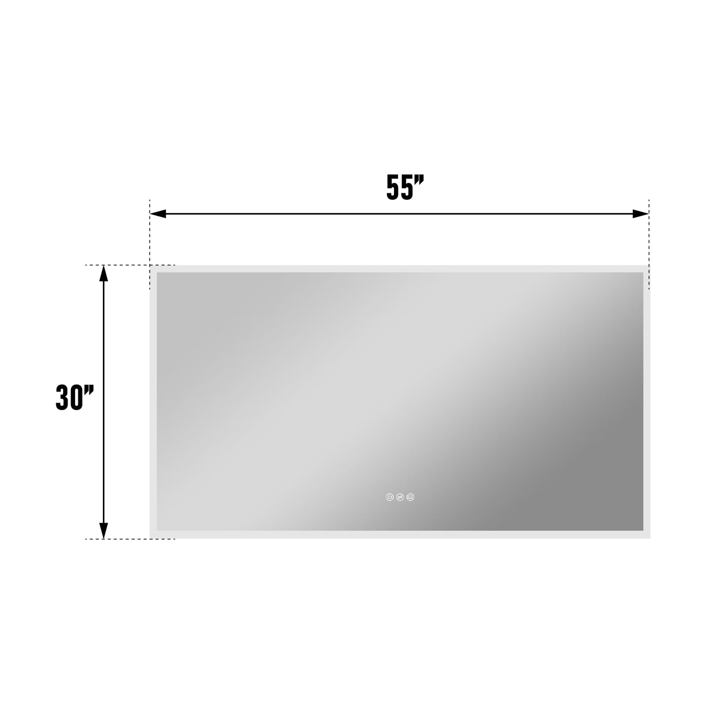 WELLFOR LED Mirror – Anti-Fog