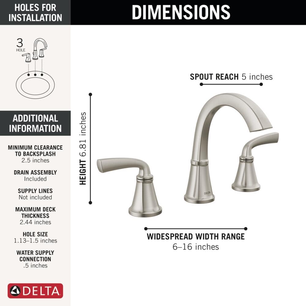 Delta Geist Brushed Nickel Faucet
