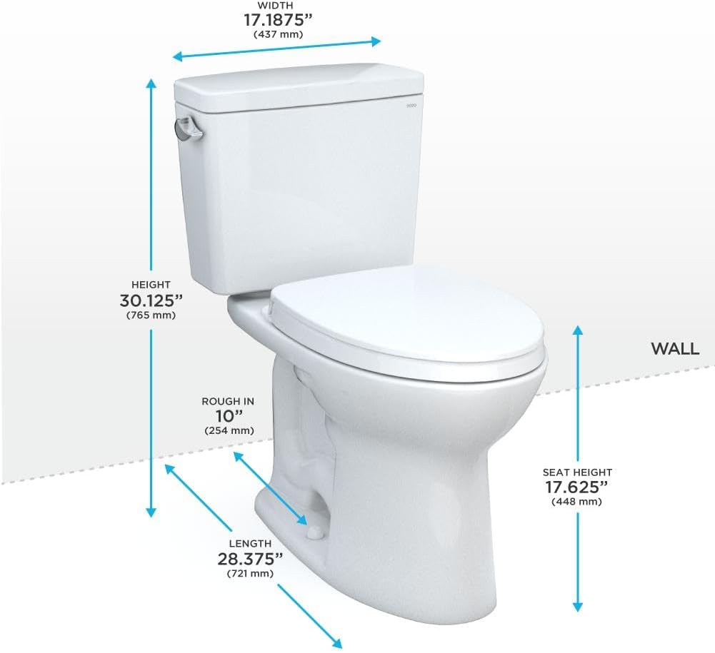 Drake ADA Toilet – 1.28 GPF, White