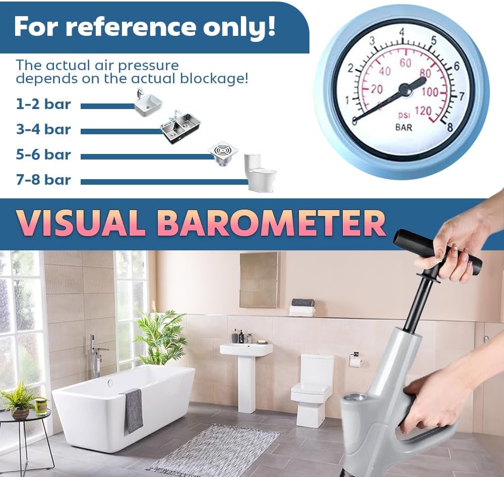 Stainless Steel Toilet Plunger