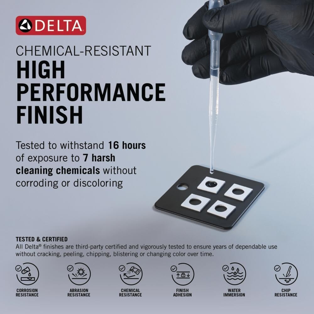 Delta Nicoli Matte Black Faucet