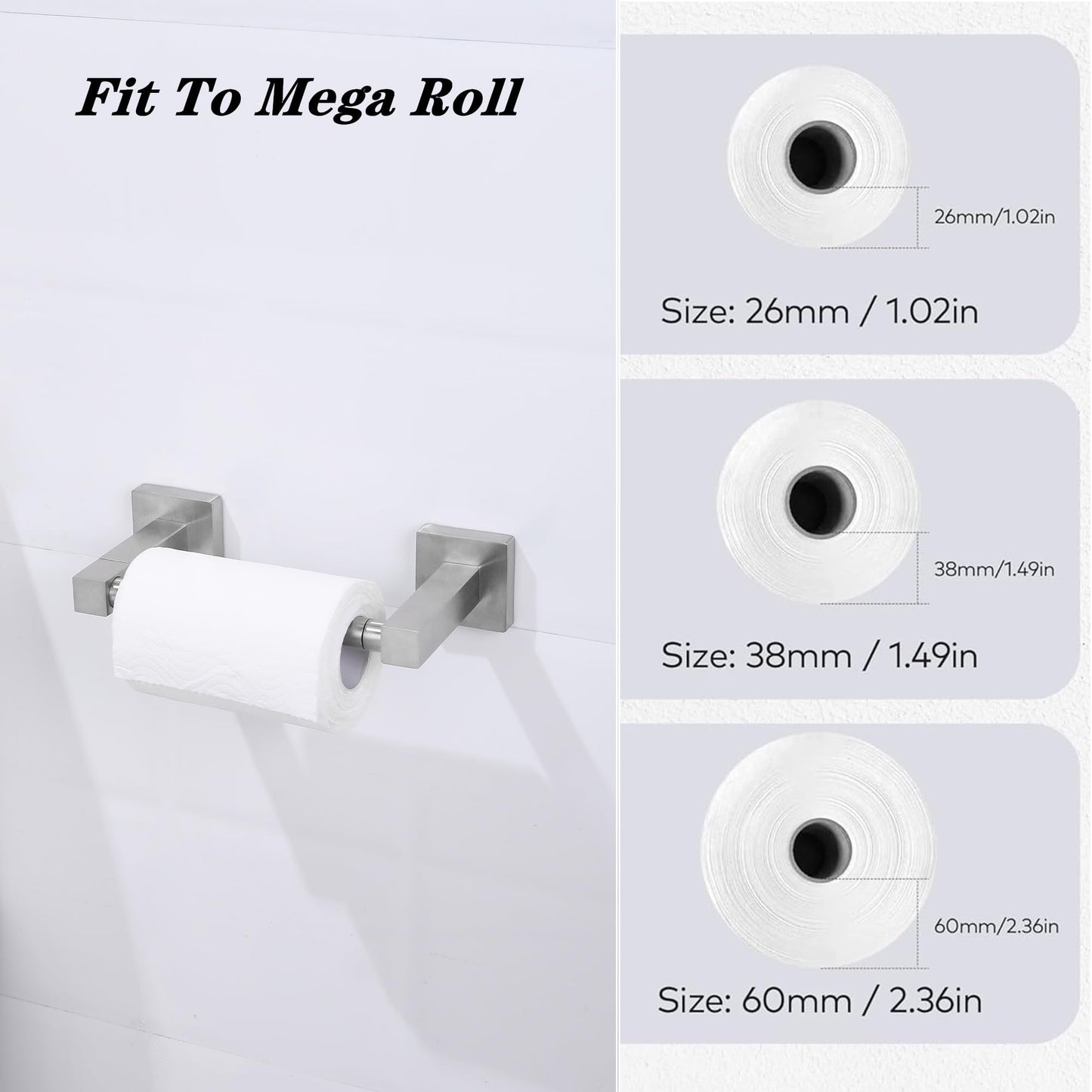 Brushed Gold Wall-Mount Toilet Paper Holder