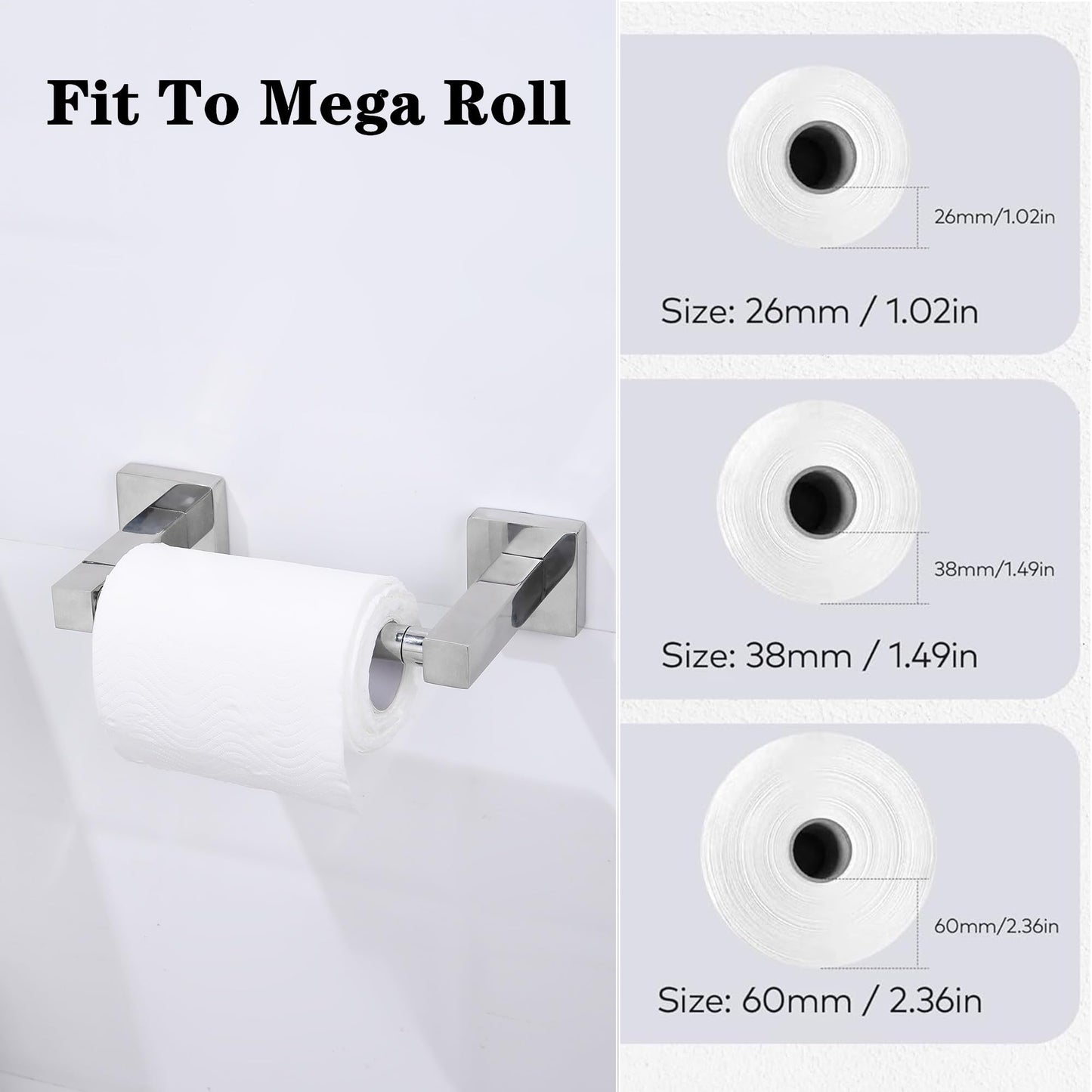 Brushed Gold Wall-Mount Toilet Paper Holder