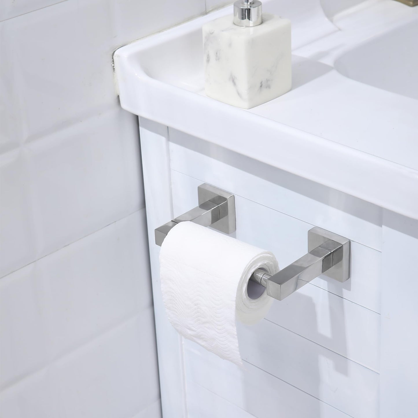 Brushed Gold Wall-Mount Toilet Paper Holder