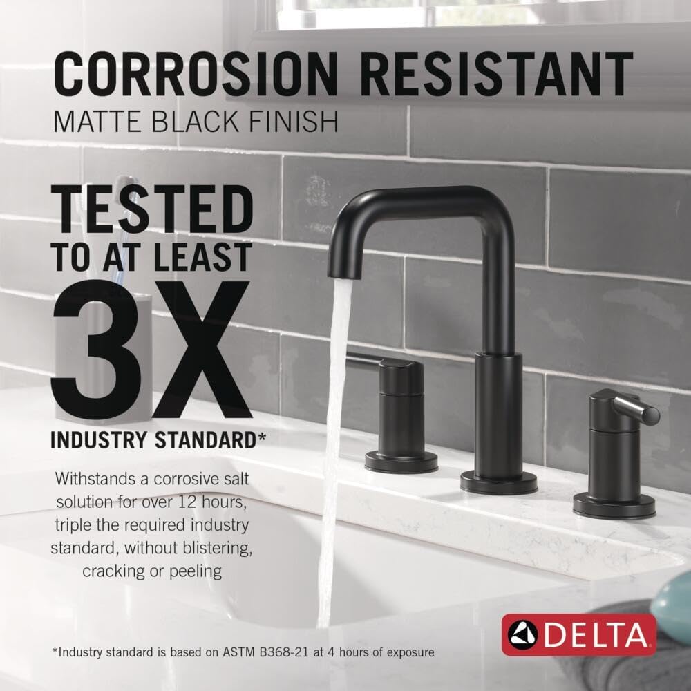 Delta Nicoli Matte Black Faucet