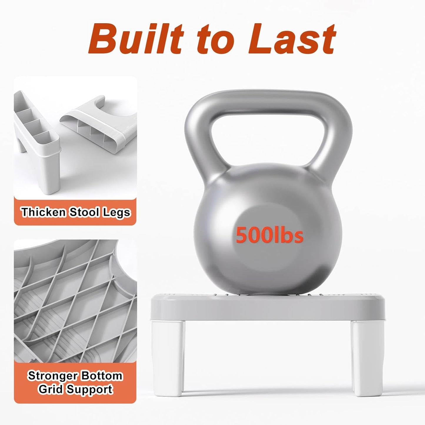 7" Squat Toilet Stool – Non-Slip