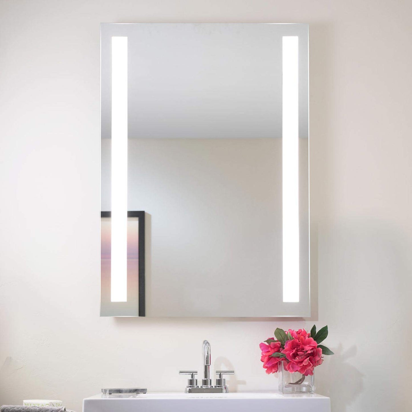 36x36" LED Lighted Bathroom Mirror