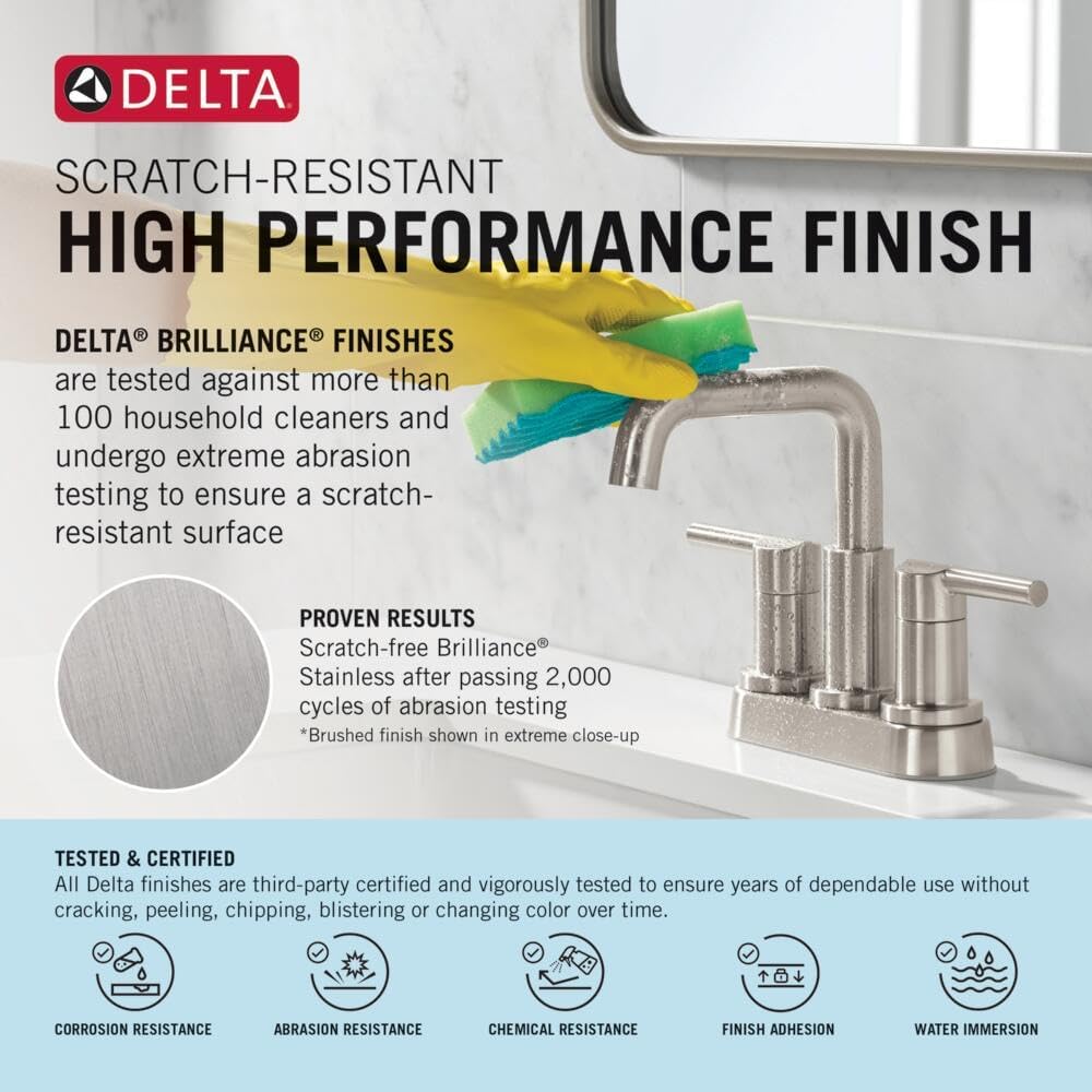 Delta Nicoli Brushed Gold Faucet