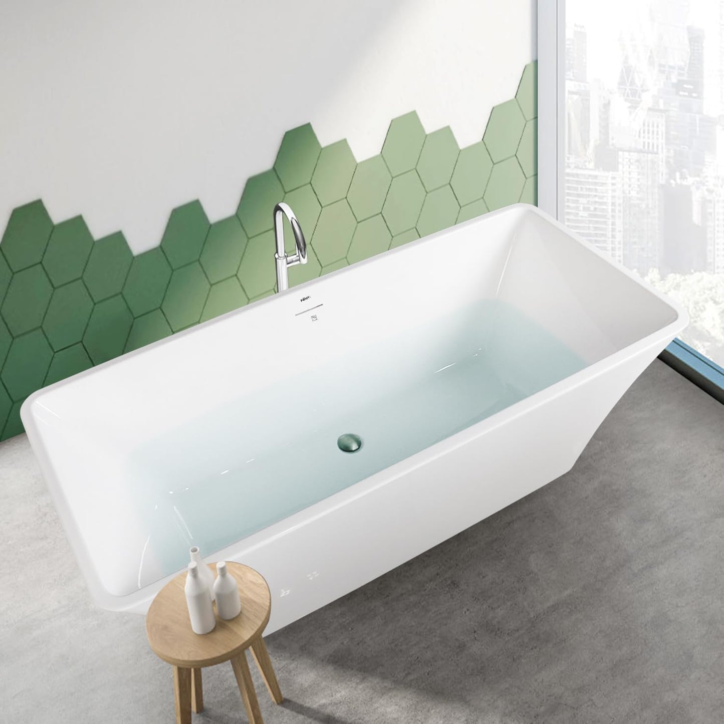 67" FerdY Maui Acrylic Tub