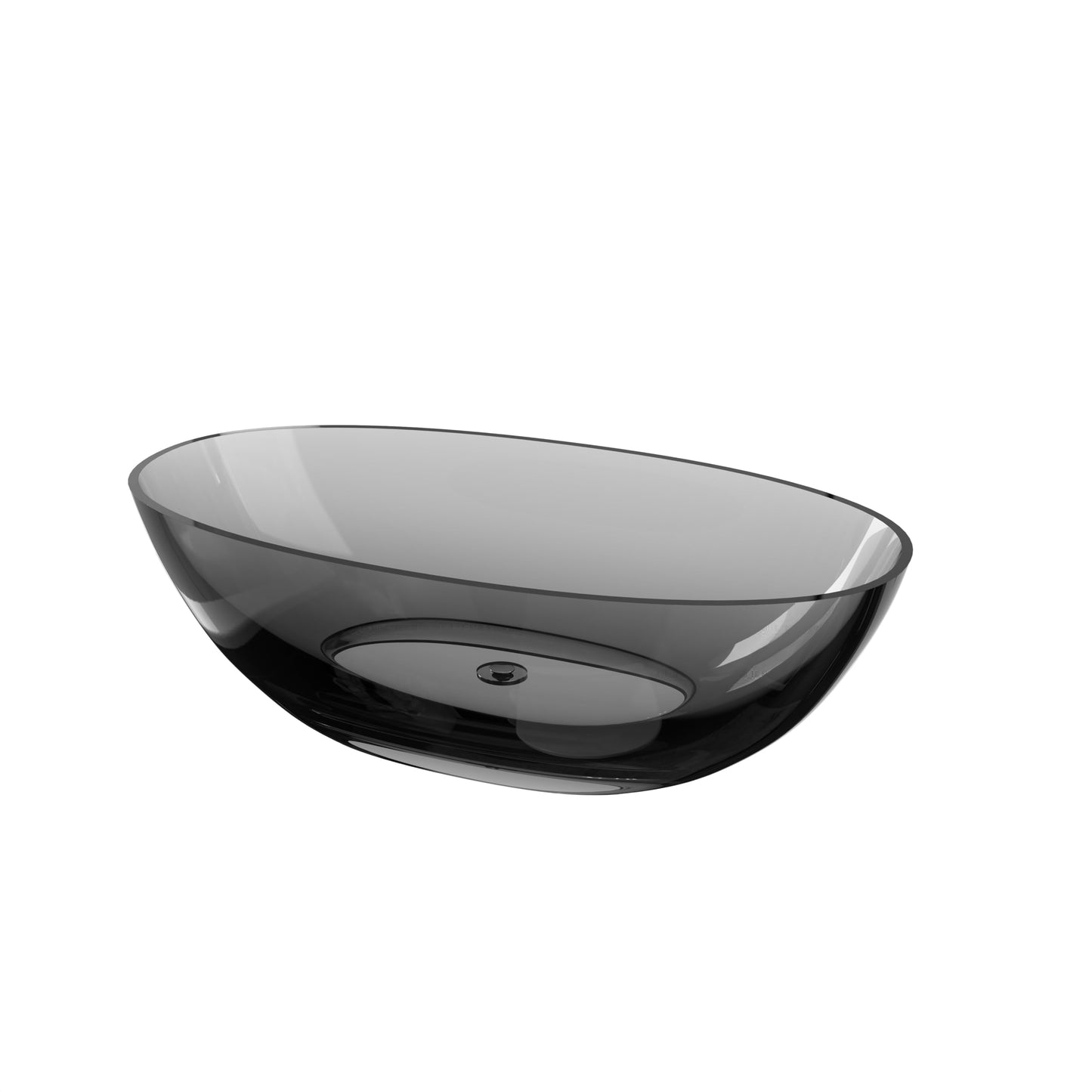 71" Stone Bathtub - Grey