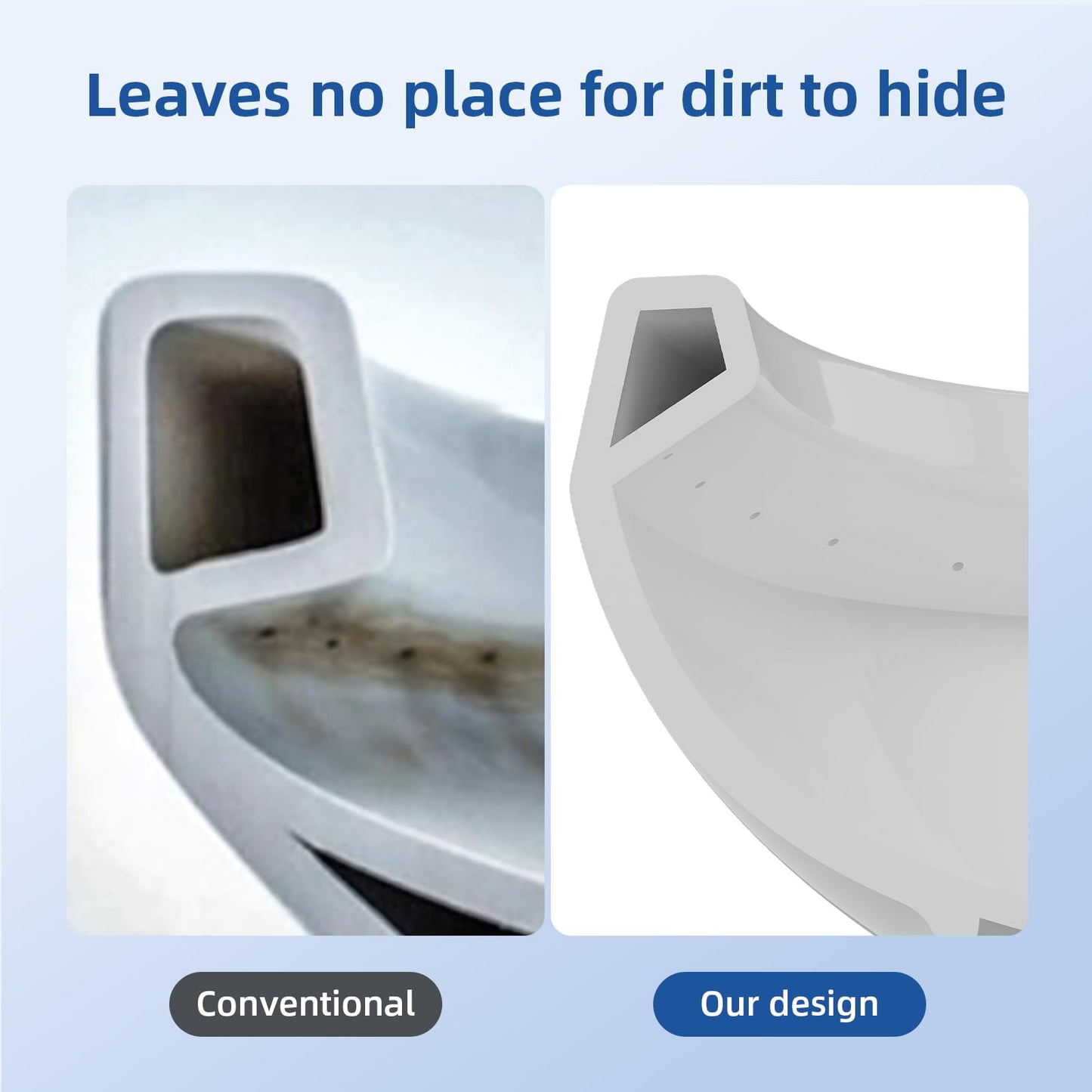 21" ADA Toilet – Dual Flush, White