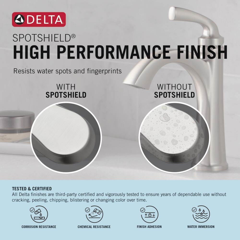 Delta Geist Brushed Nickel Faucet