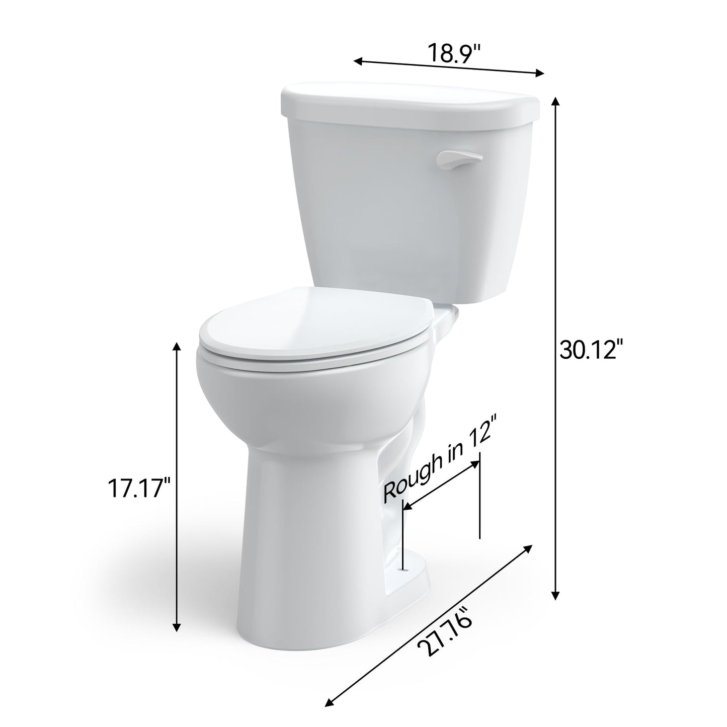 2-Piece ADA Toilet – 1.28 GPF