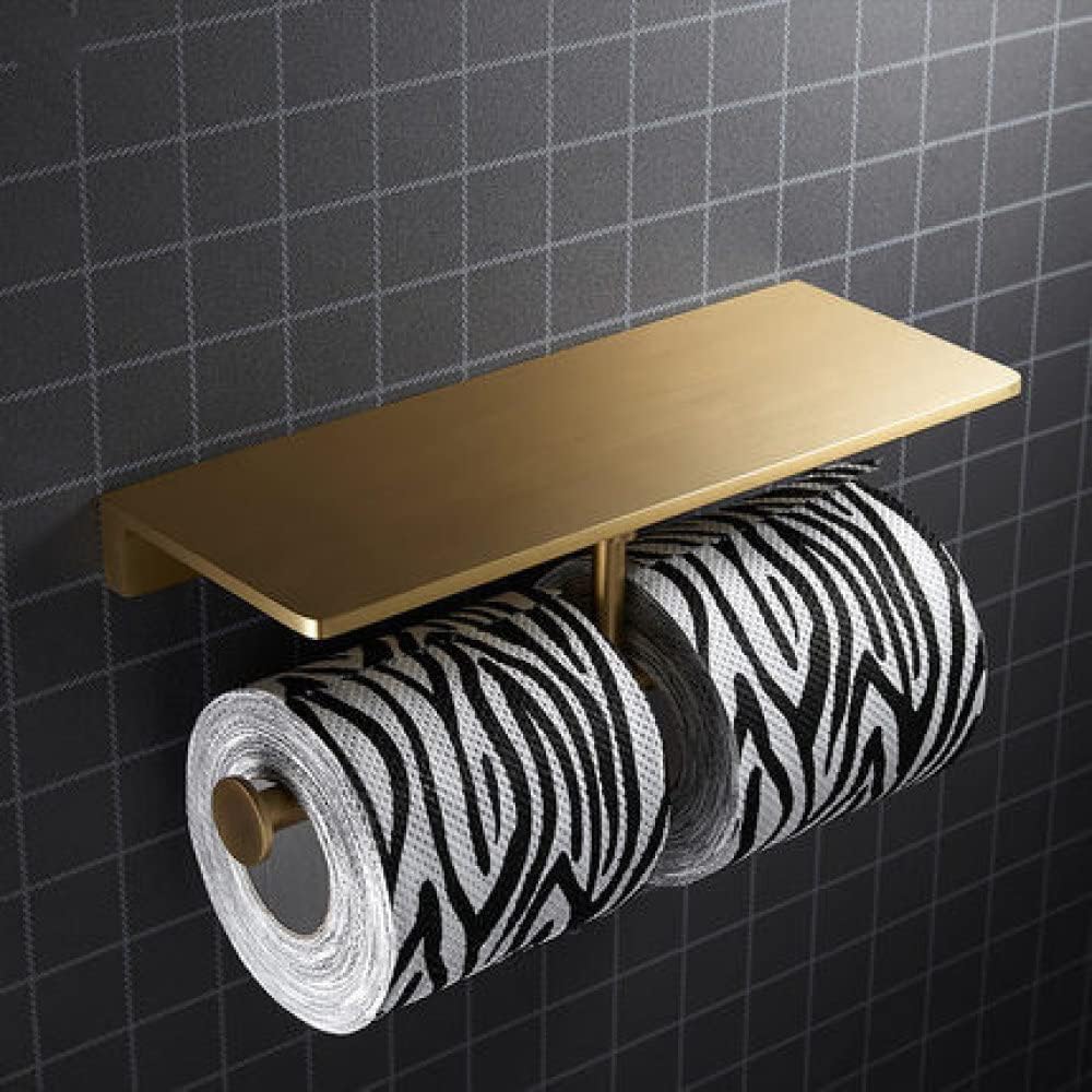 Bathroom Accessories Set, Brushed Gold