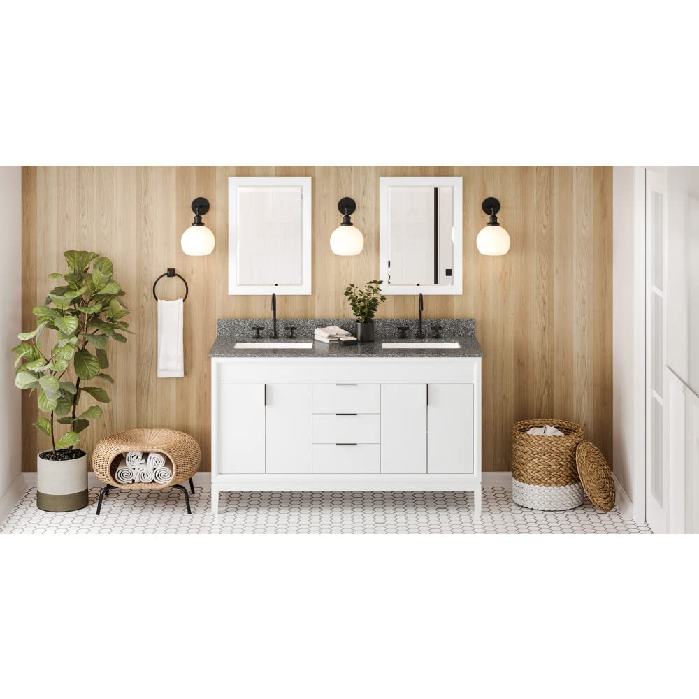 60" Grey Double Vanity