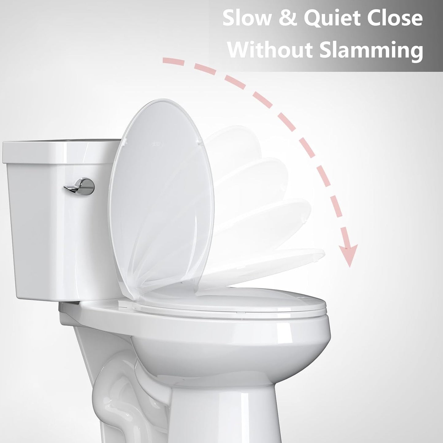 Elongated Soft Close Toilet Seat