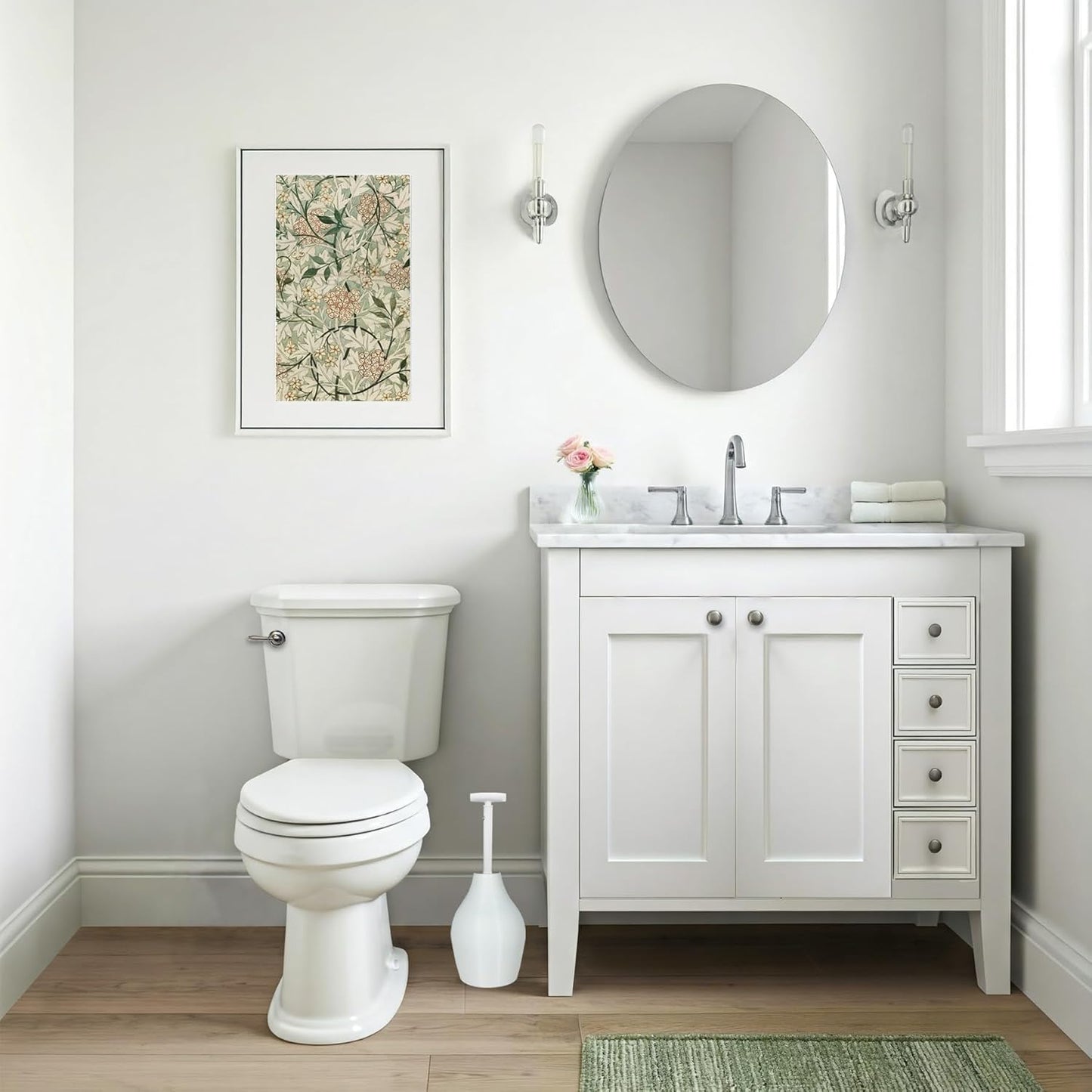 Clorox Toilet Plunger with Hideaway Caddy