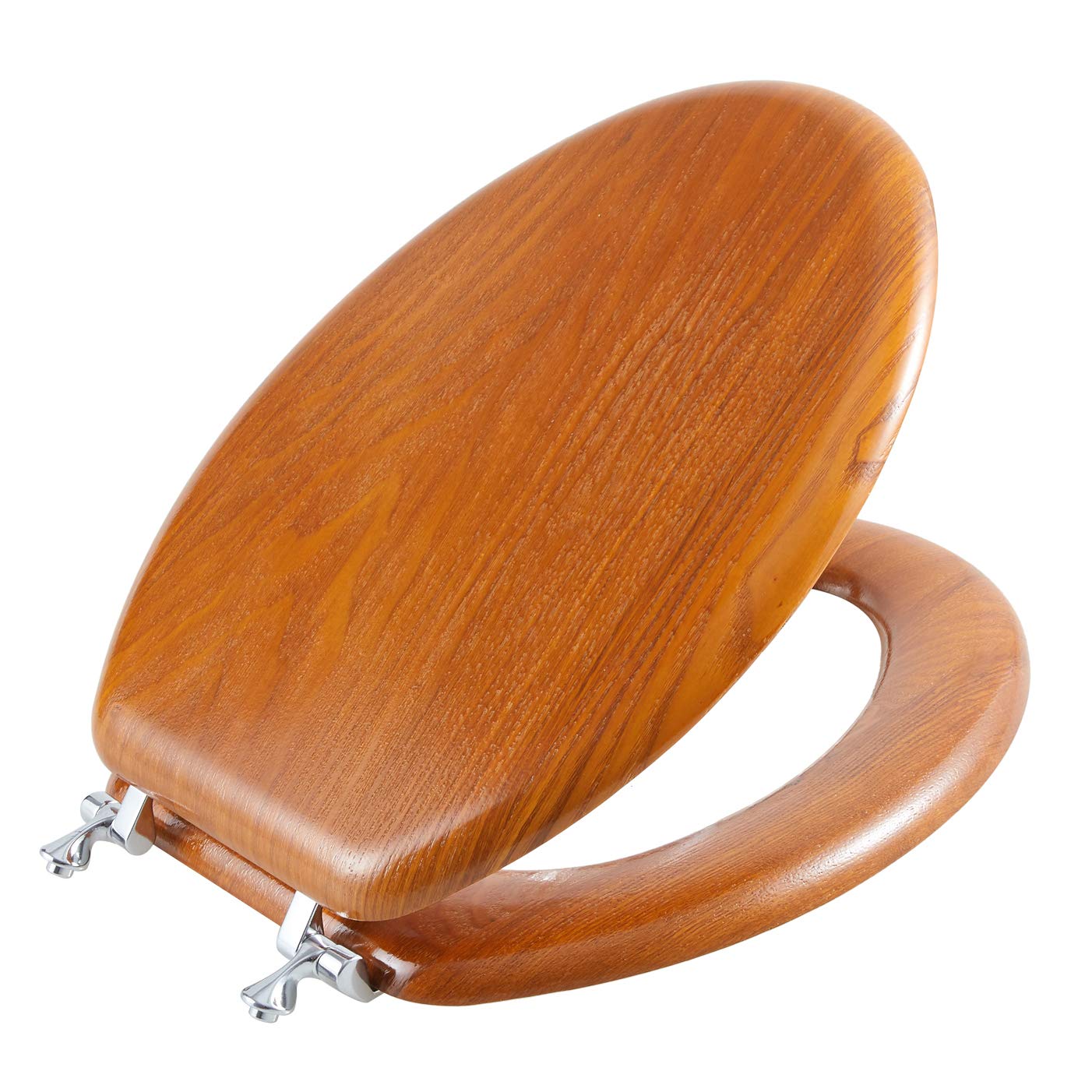 Angel Shield Wood Toilet Seat