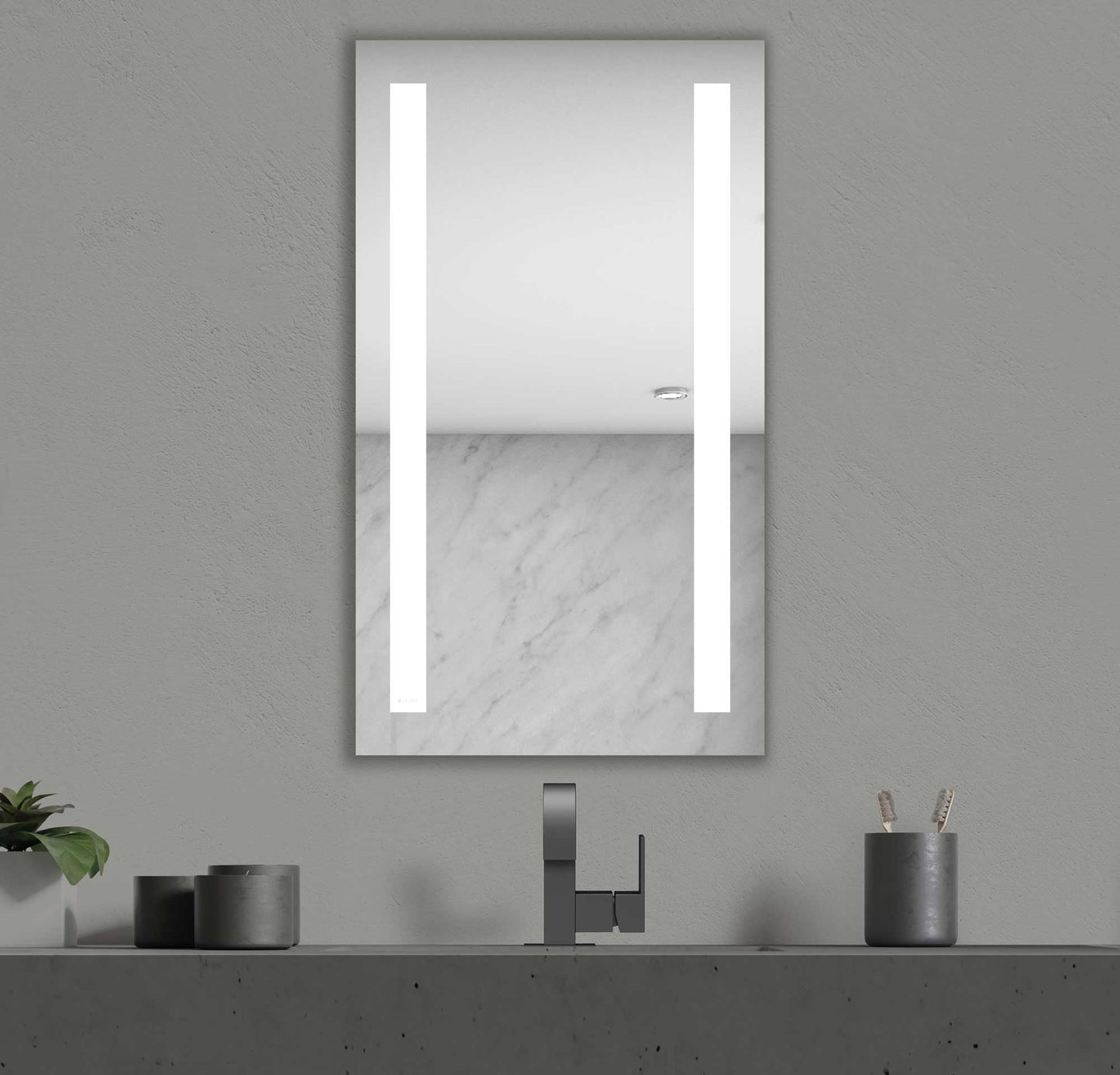 36x36" LED Lighted Bathroom Mirror