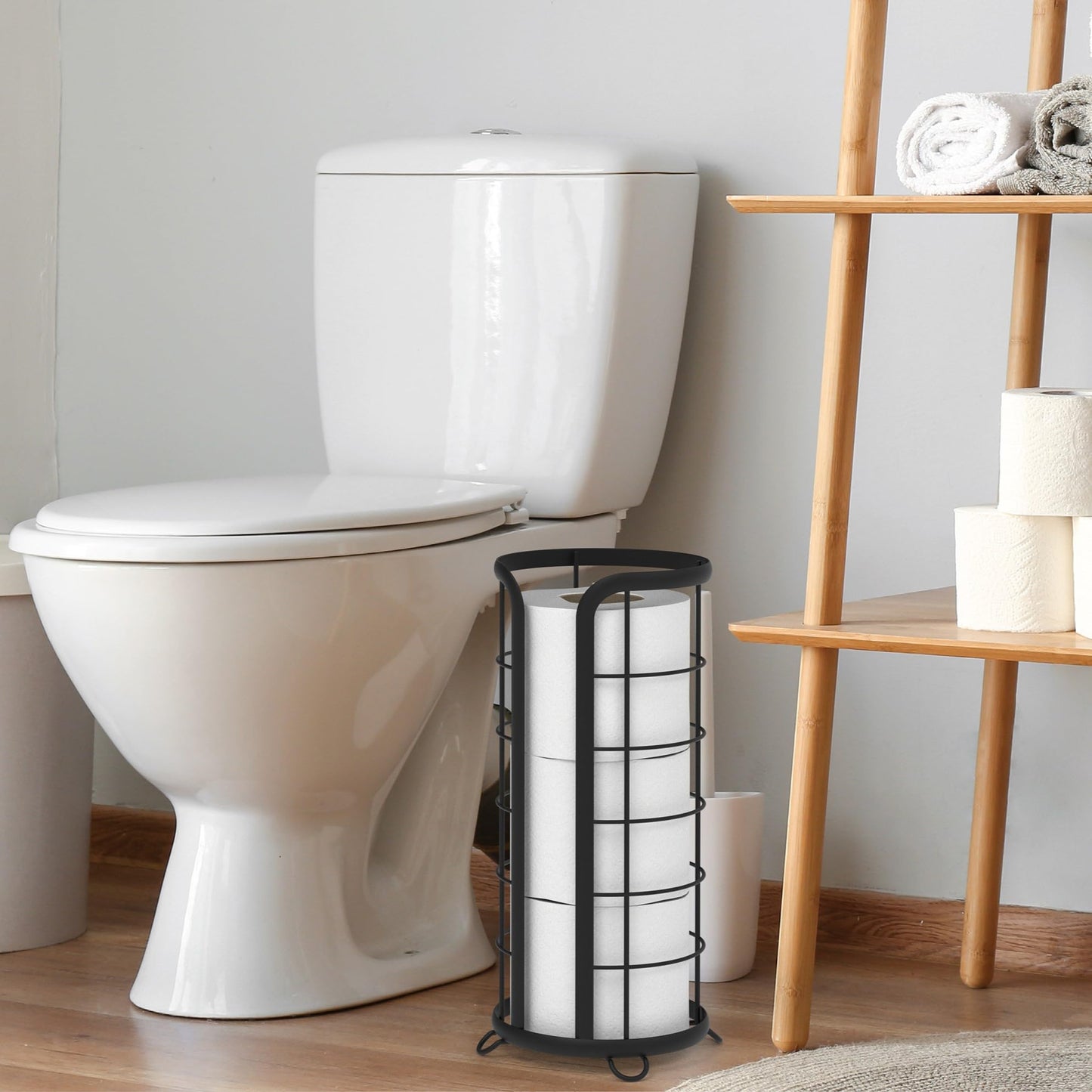 BROOKSTONE Chrome Toilet Paper Holder