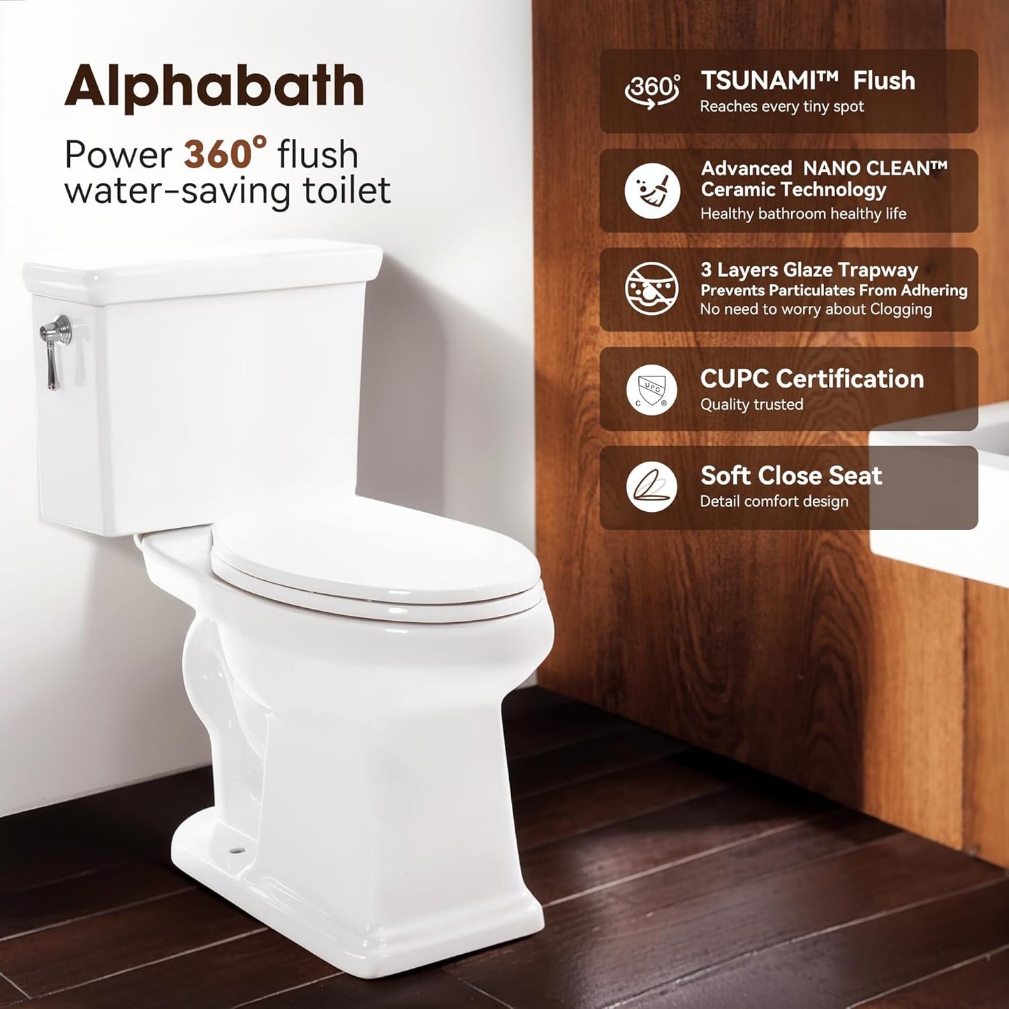 ADA Toilet – 1.27 GPF, Soft Close