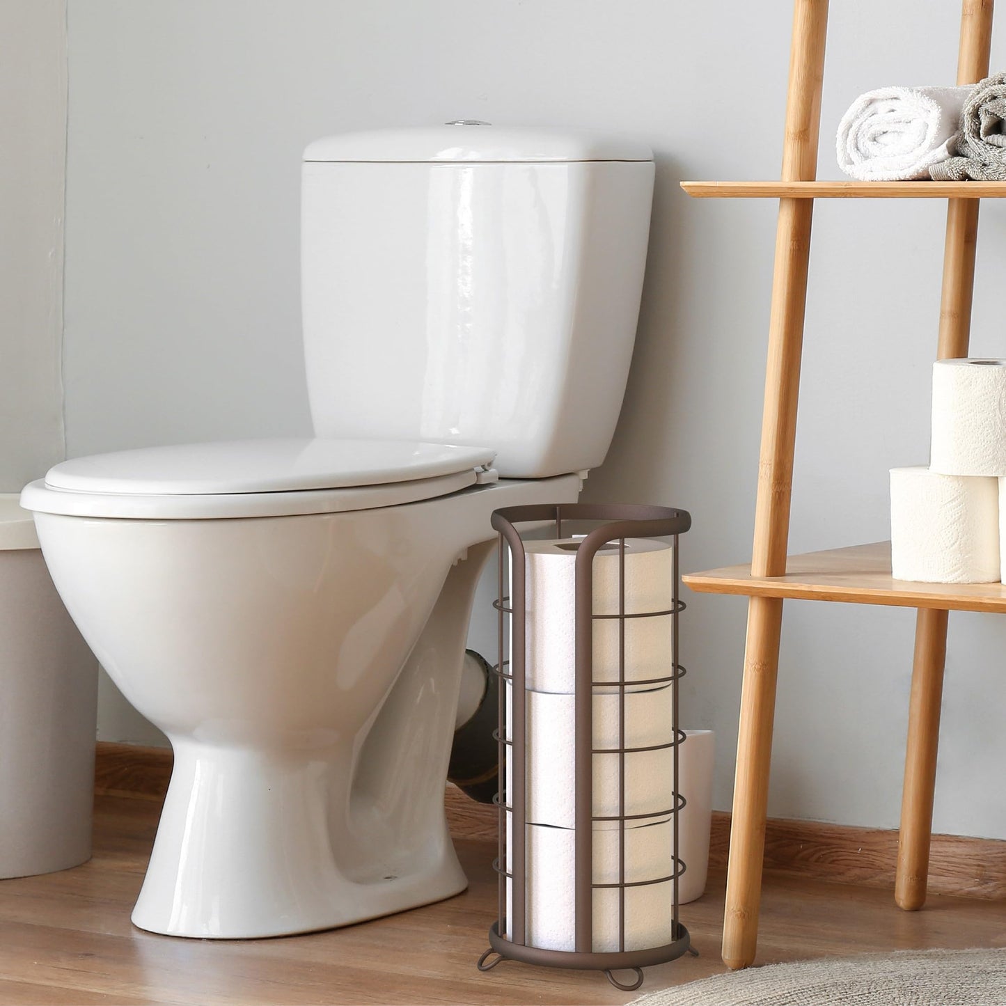 BROOKSTONE Chrome Toilet Paper Holder