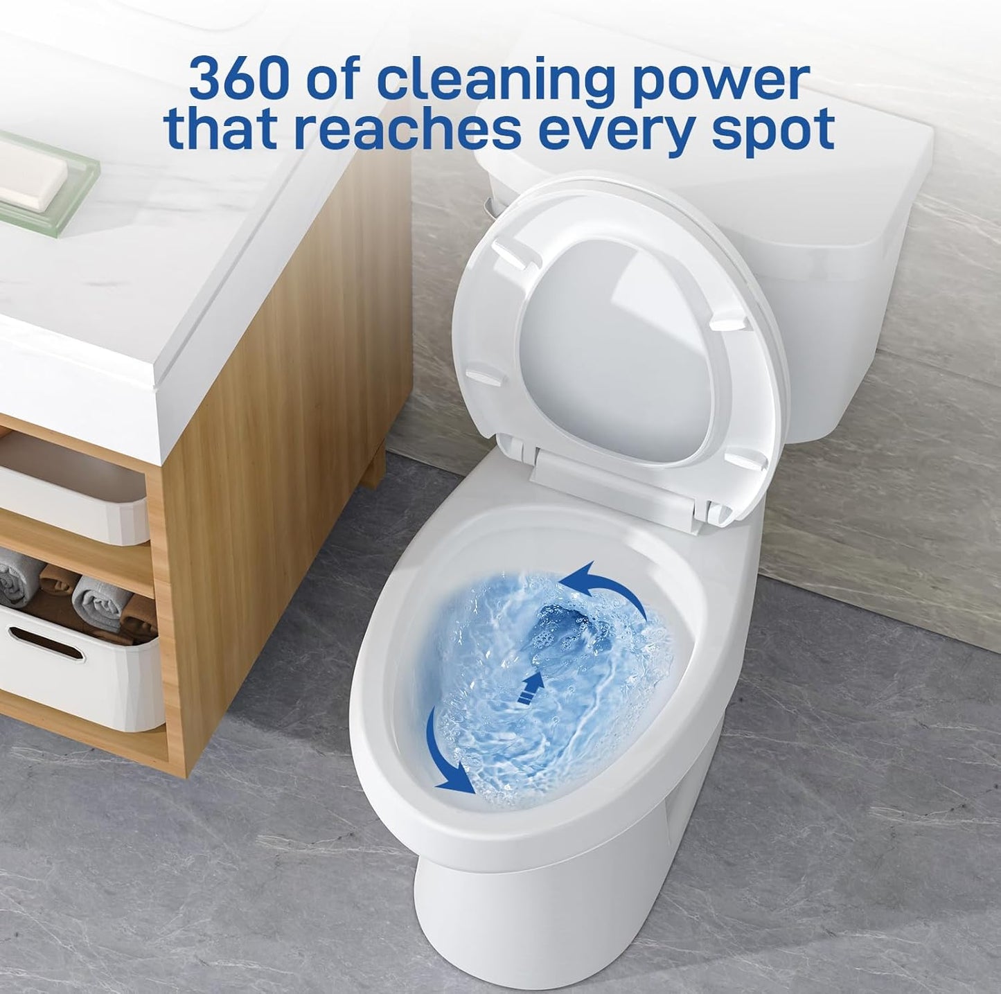 Senfot ADA Toilet – 17.5", White
