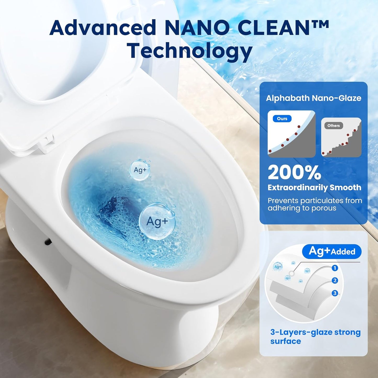 TSUNAMI Toilet – ADA, 1.27 Gal