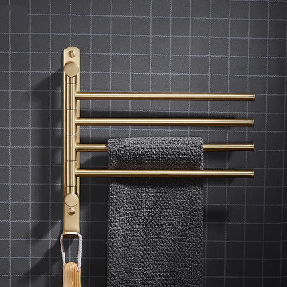 Bathroom Accessories Set, Brushed Gold
