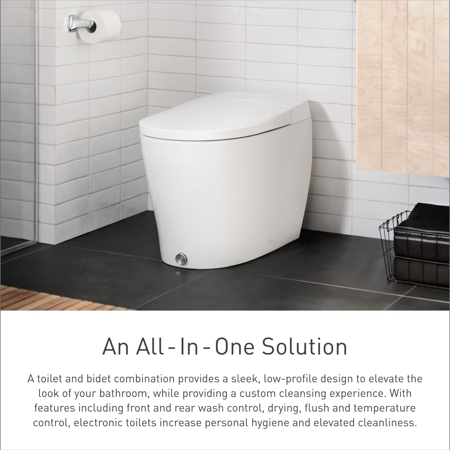 Moen 3-Series Bidet Toilet – White