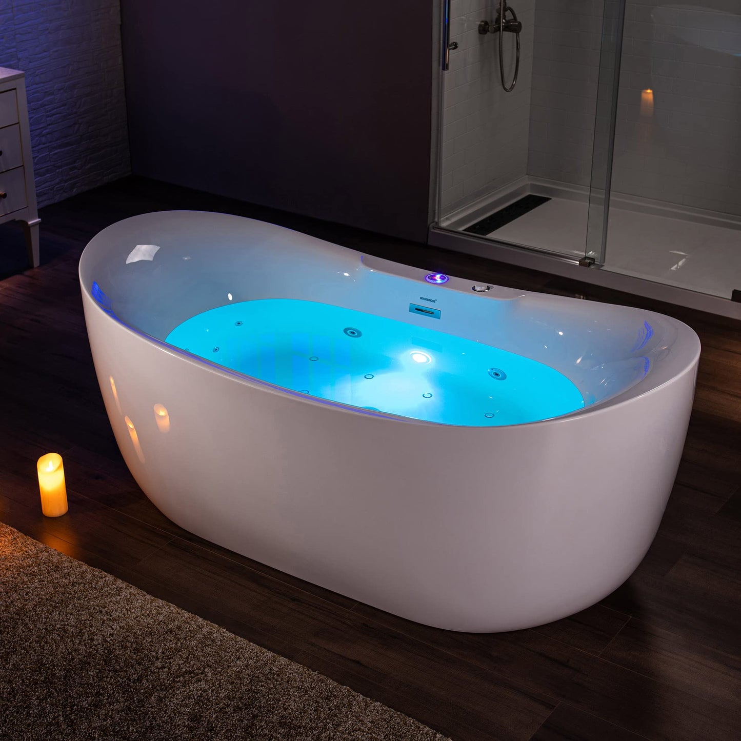 72" WOODBRIDGE Whirlpool Tub