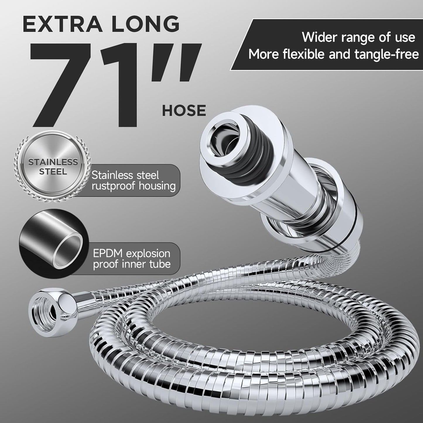 Veken Rain & Handheld Shower