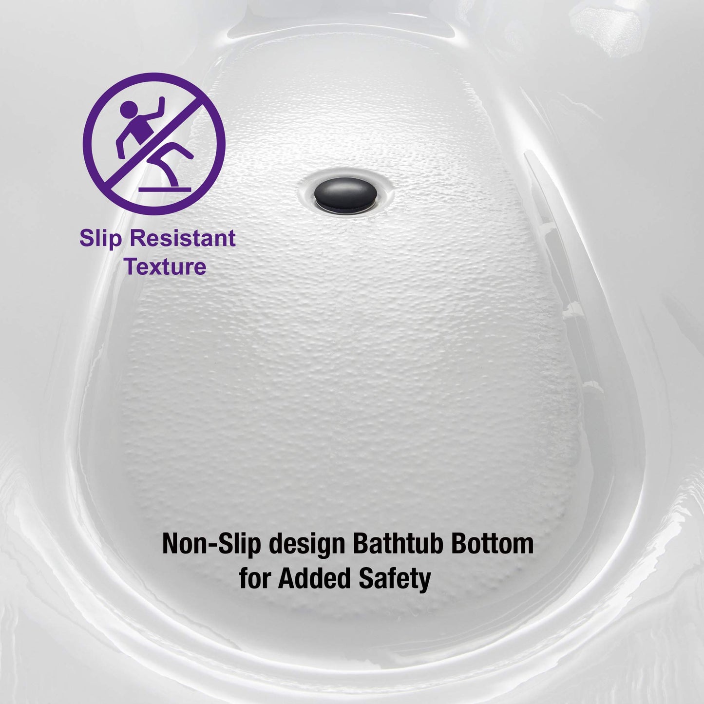 59" WOODBRIDGE Tub - White