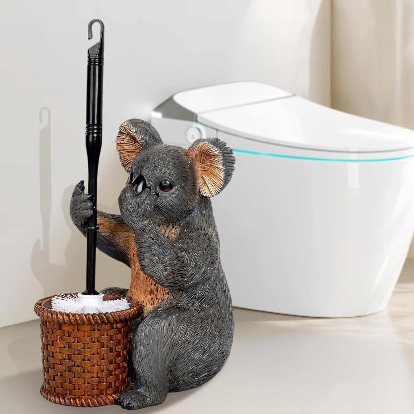 Koala Toilet Brush Set – Durable