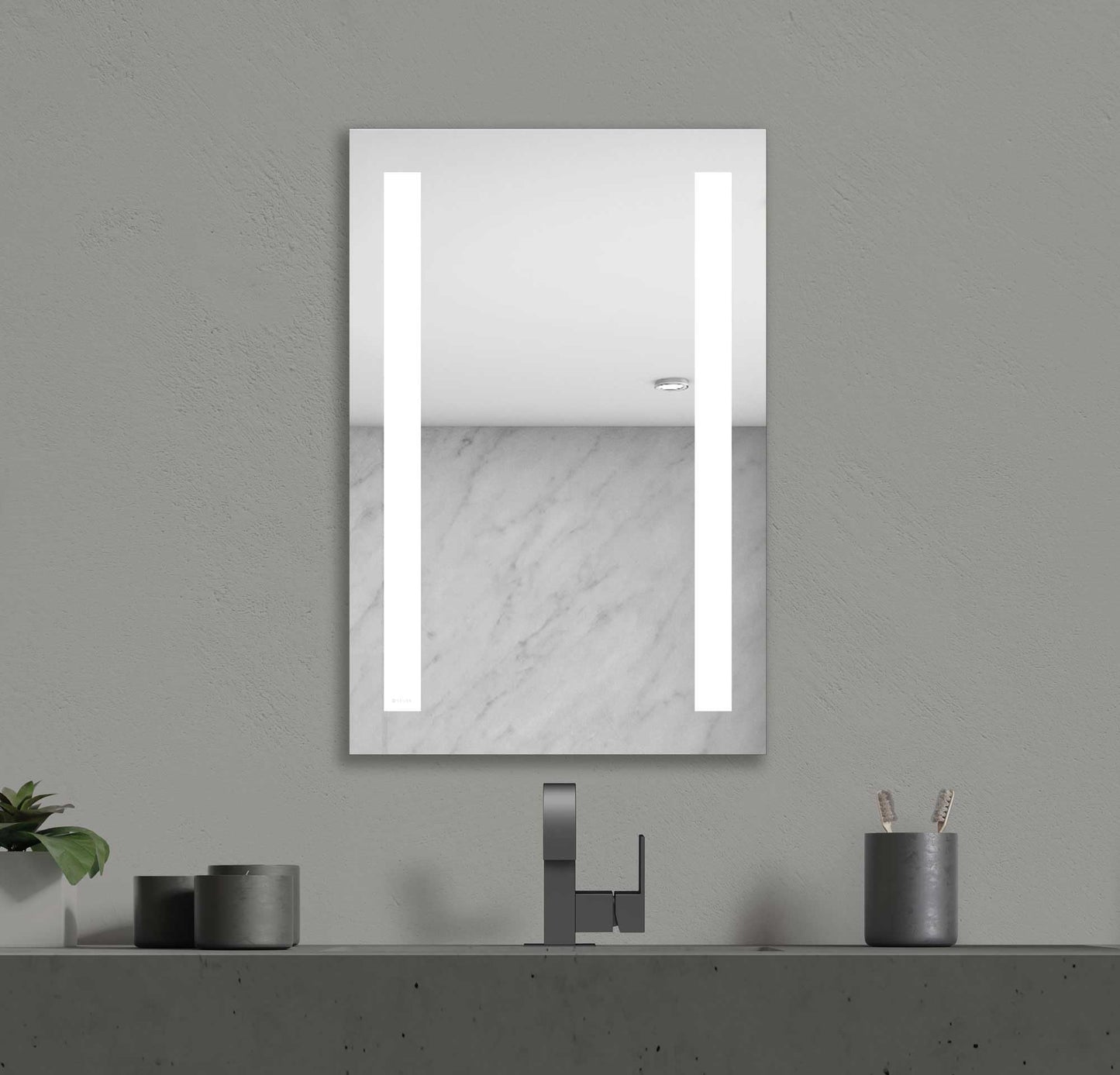 36x36" LED Lighted Bathroom Mirror