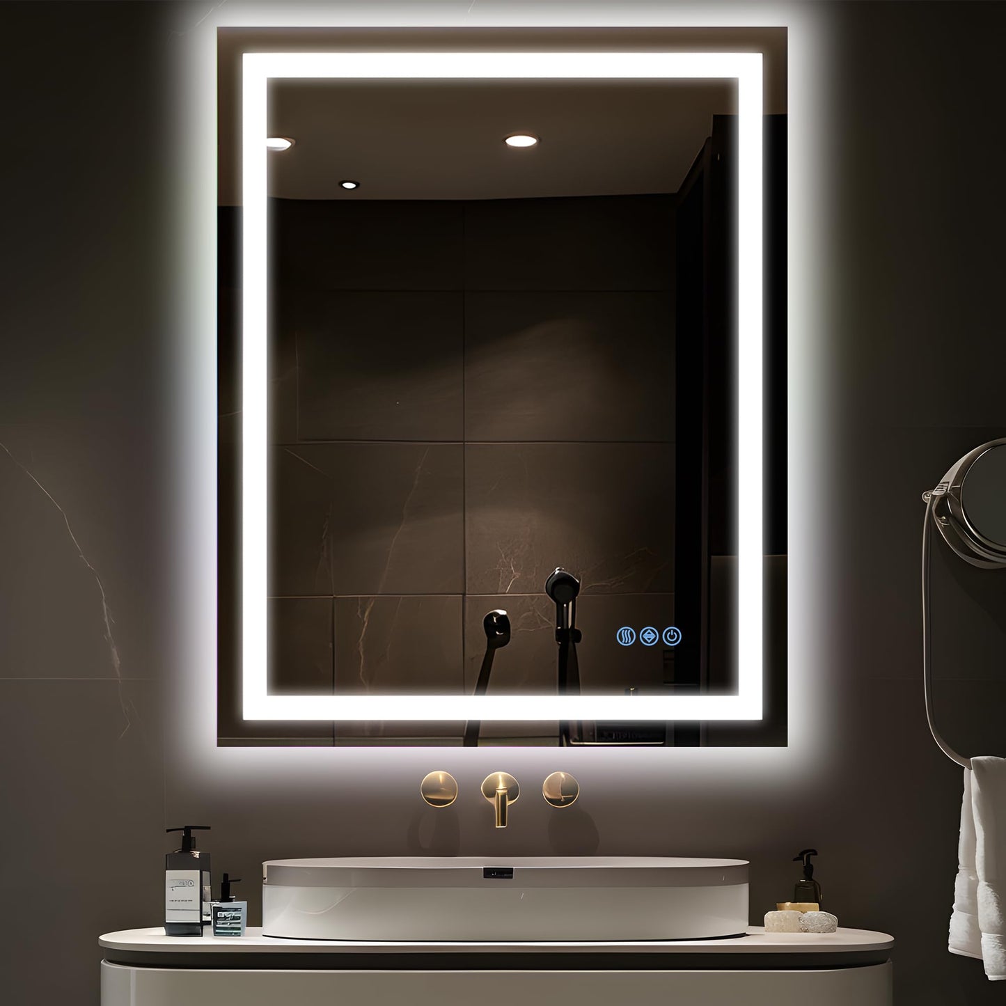 Antok 36x48 LED Bathroom Mirror