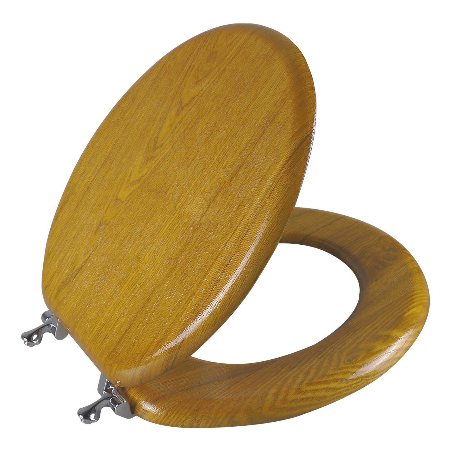 Angel Shield Wood Toilet Seat