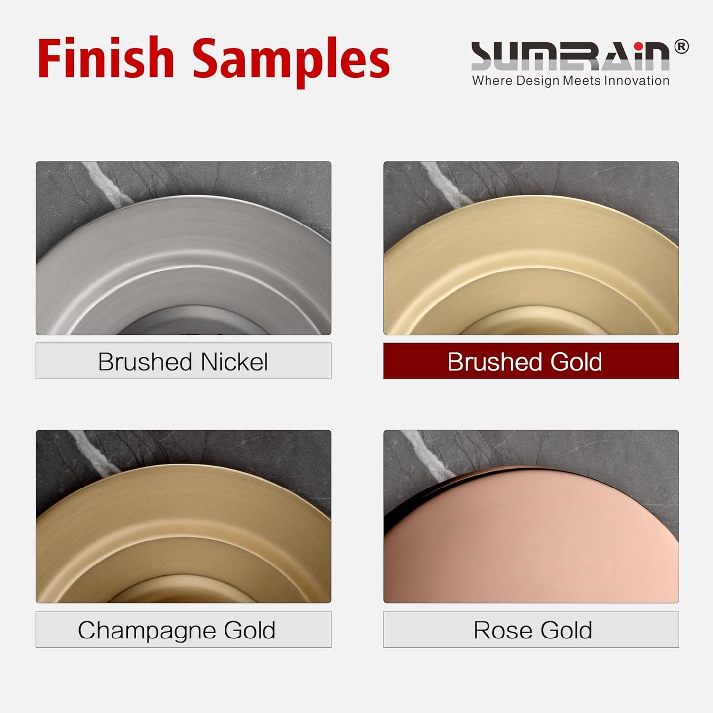 Brushed Gold Shower Set