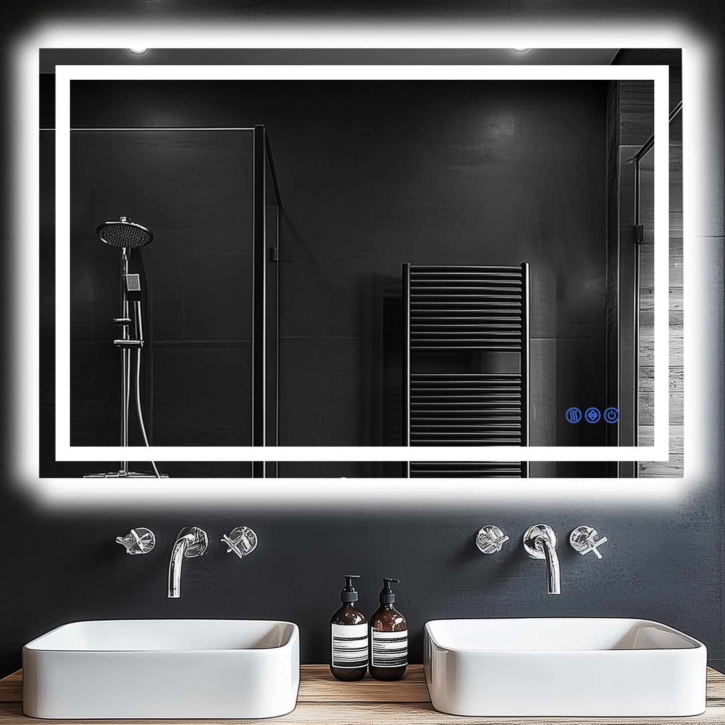 Antok 36x48 LED Bathroom Mirror
