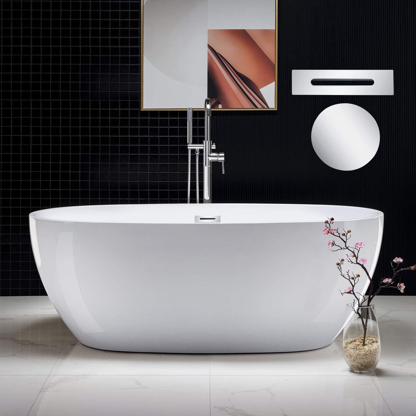 67" WOODBRIDGE Tub