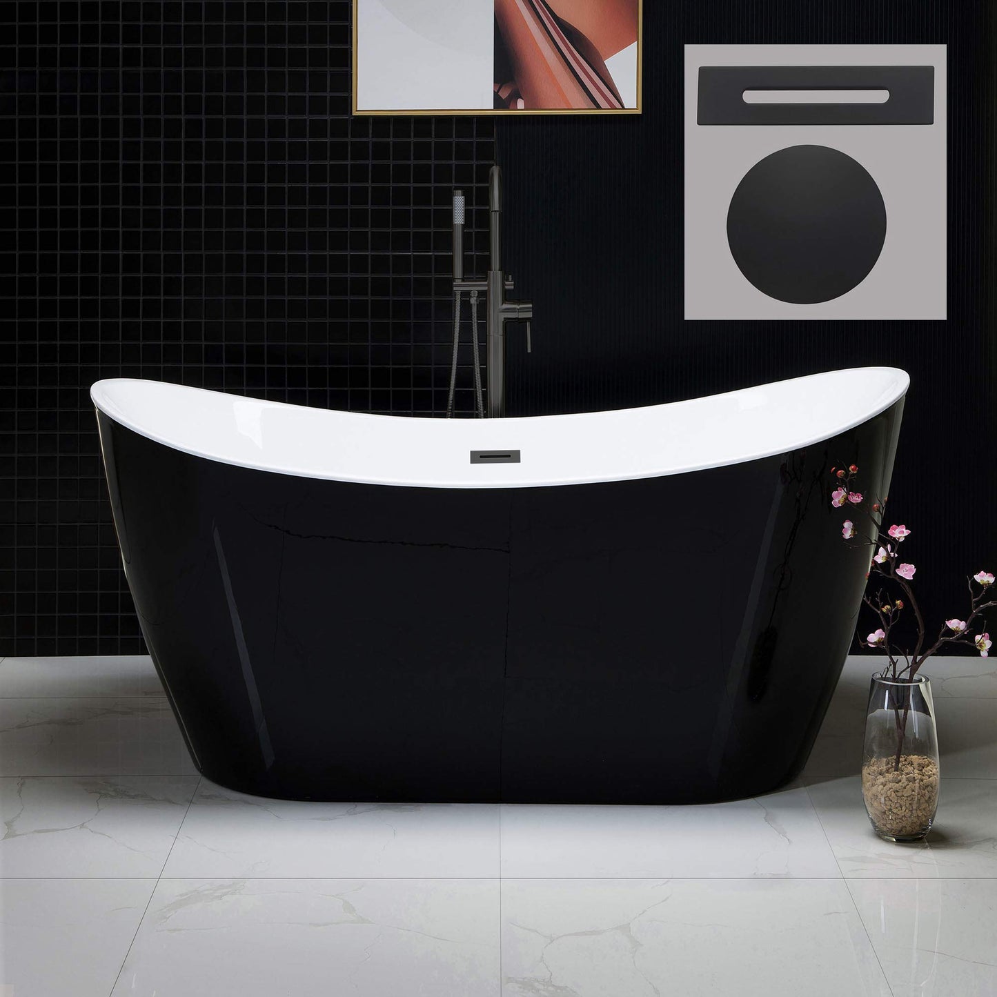 59" WOODBRIDGE Tub