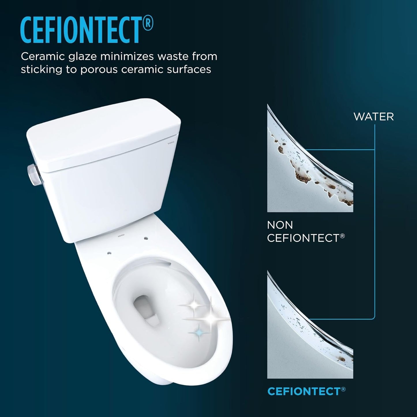 TOTO Drake Toilet – 1.28 GPF, White
