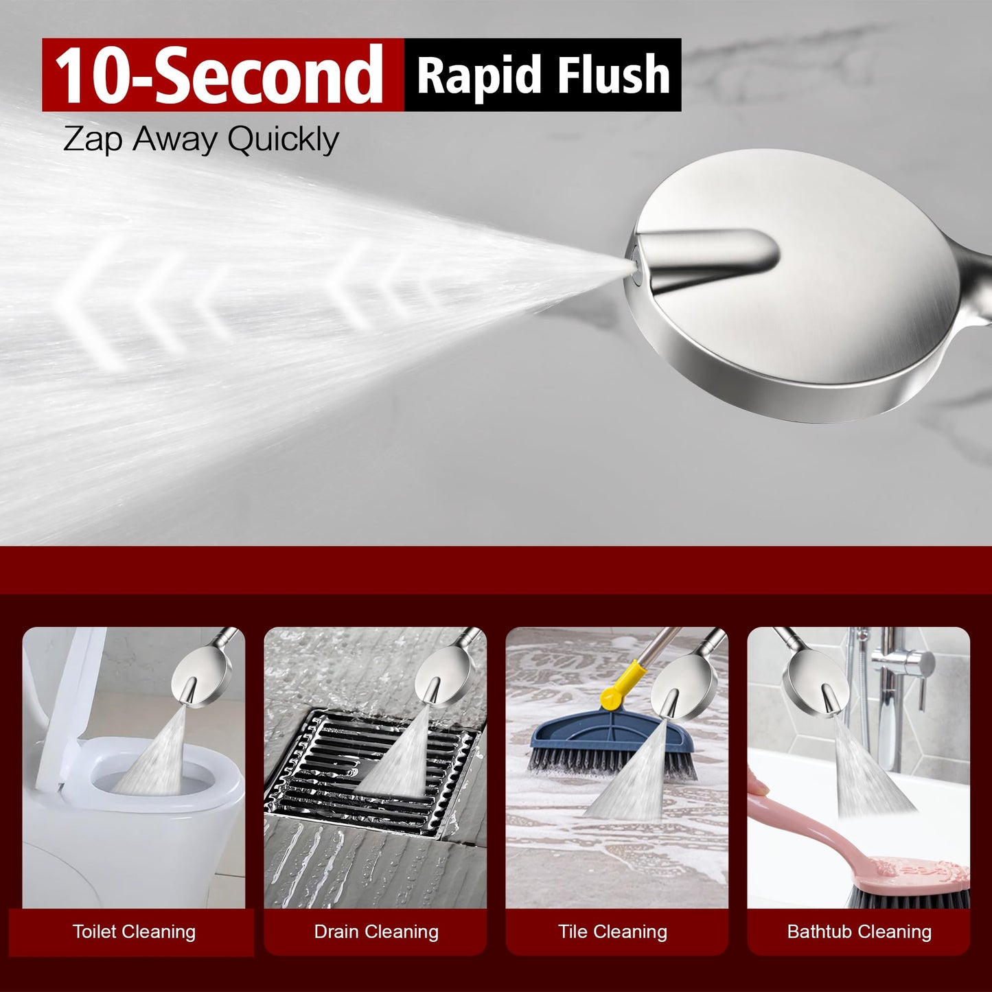 Brushed Gold Shower Set