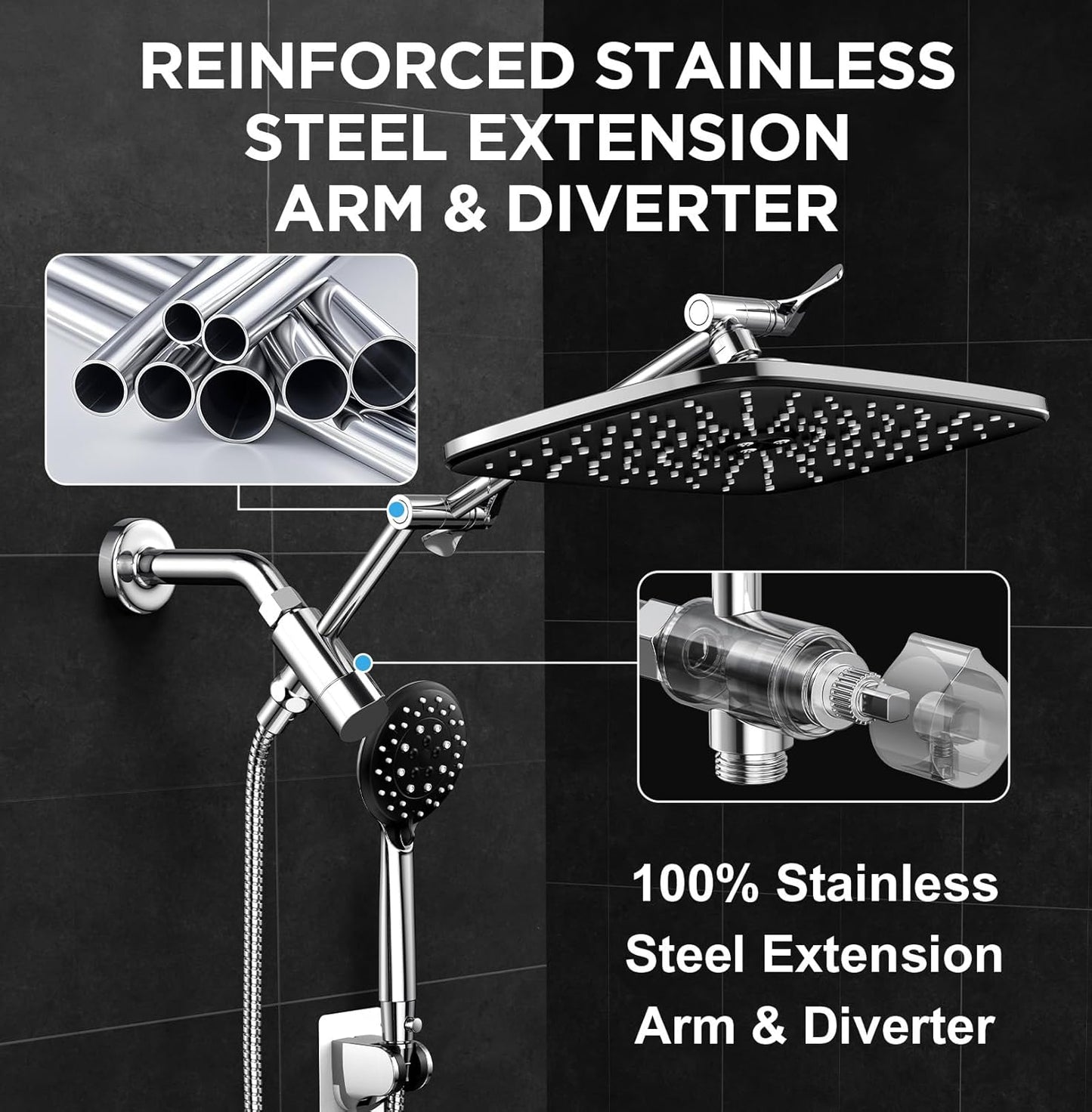 Veken Rain & Handheld Shower